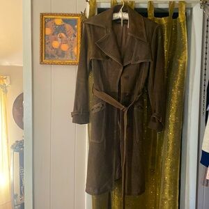 Andrew Marc Brown Suede Leather Jacket